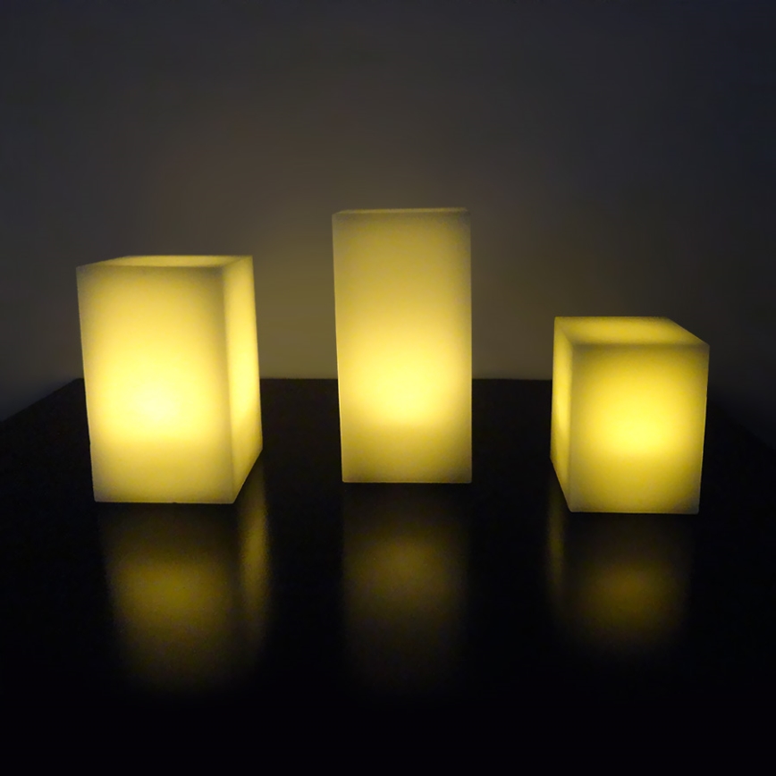 Markslöjd 703529 - SADA 3x Vianočná dekorácia LANGÖ 3xLED/0,03W/3xAAA