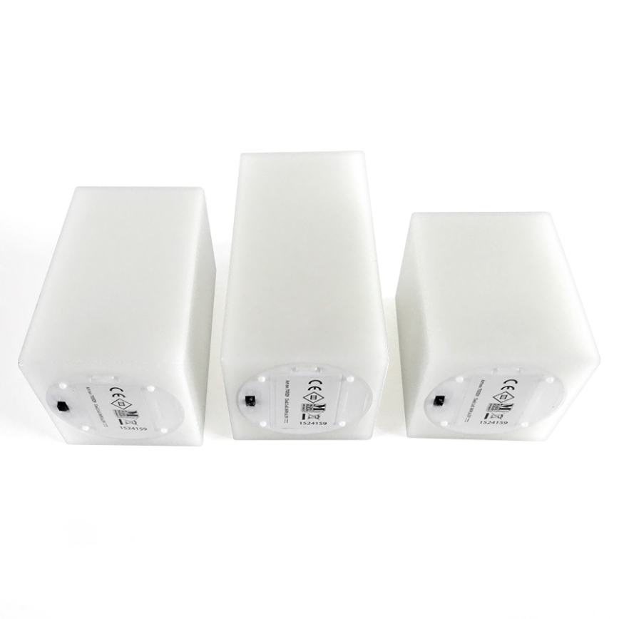 Markslöjd 703529 - SADA 3x Vianočná dekorácia LANGÖ 3xLED/0,03W/3xAAA
