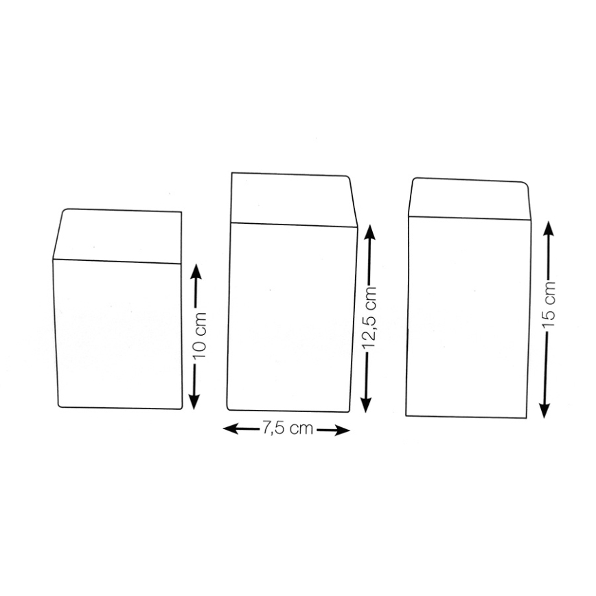 Markslöjd 703529 - SADA 3x Vianočná dekorácia LANGÖ 3xLED/0,03W/3xAAA