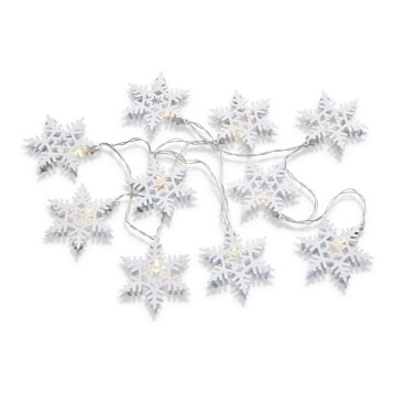 Markslöjd 703747 - LED Vianočný reťaz PRINCE 10xLED/3xAA 2,15m teplá biela