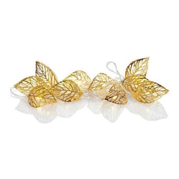 Markslöjd 703859 - LED dekoračný reťaz LEAF LED/3xAA 1,85 m teplá biela