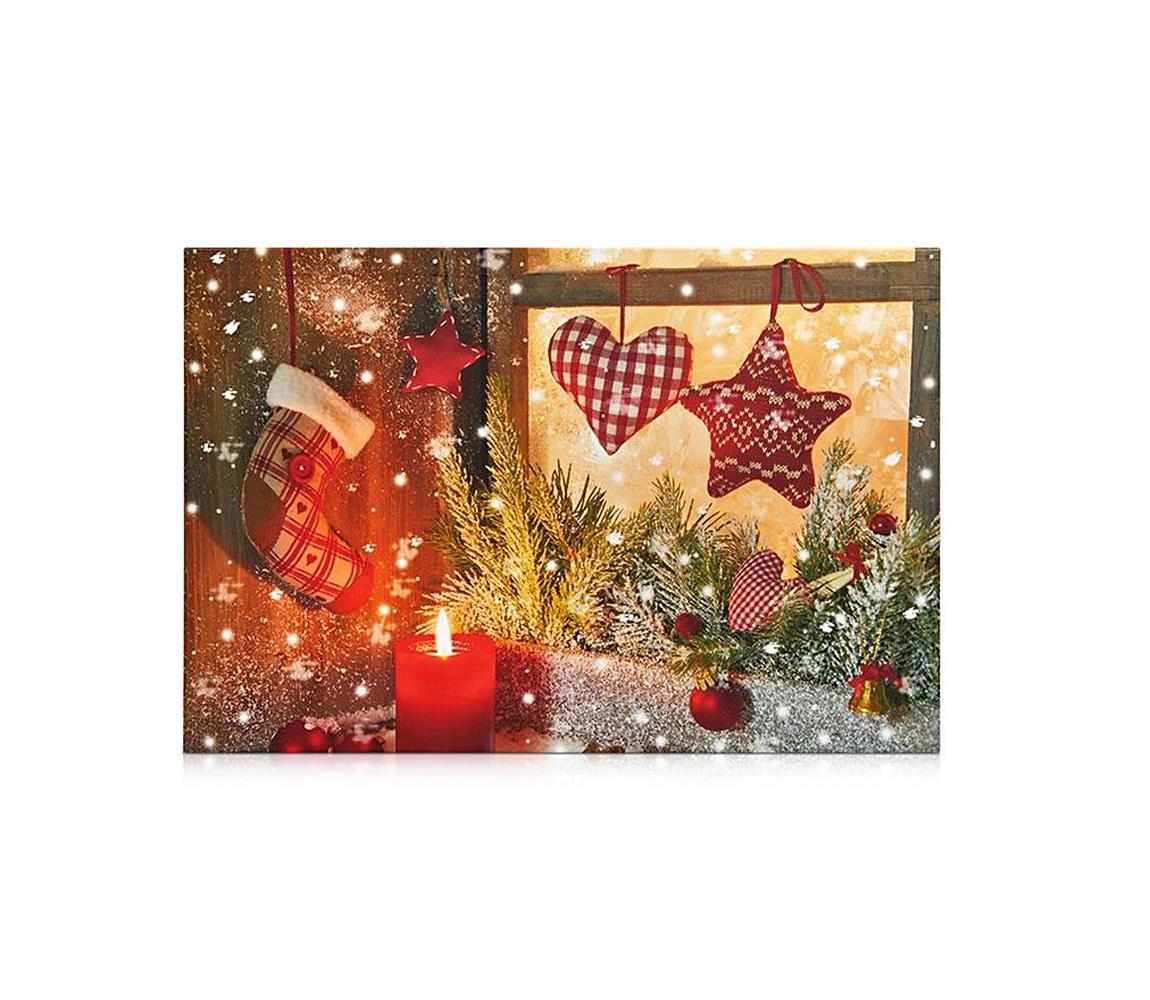 Markslöjd Markslöjd 704359 - LED Svietiaci dekoračný obraz CANVAS LED/0,18W/2xAA