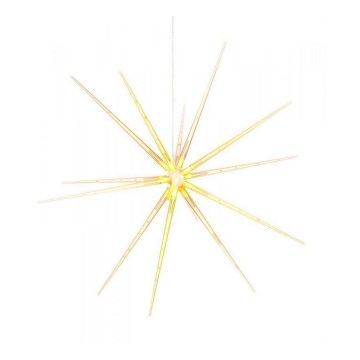 Markslöjd 704429 - LED Vianočná dekorácia BRIGHT LED/4xAA žltá