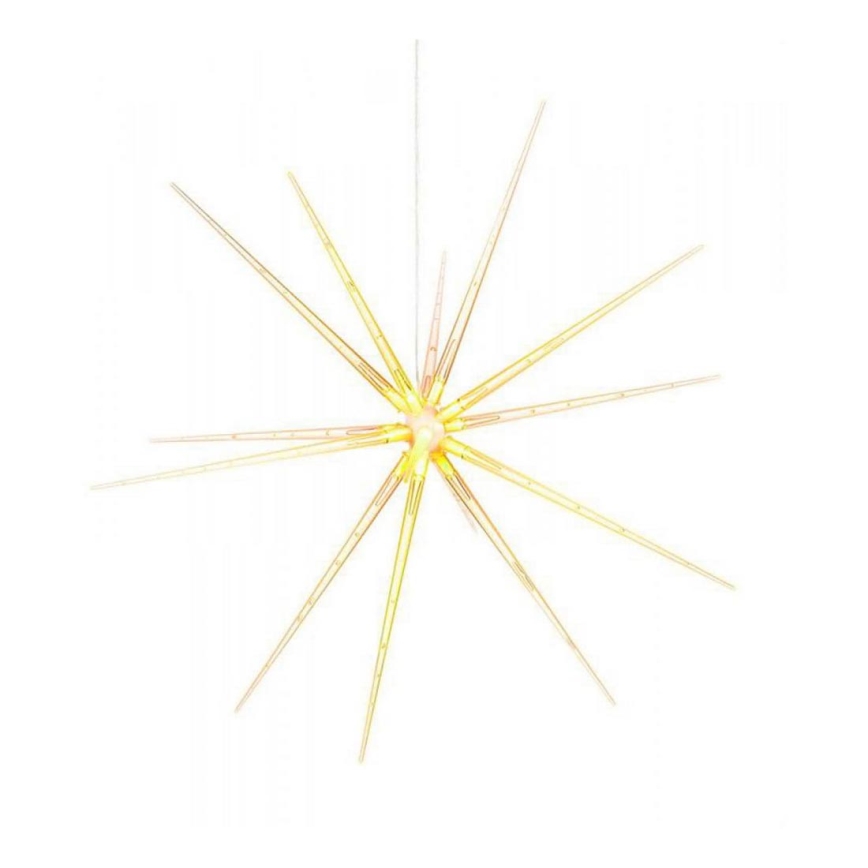 Markslöjd 704429 - LED Vianočná dekorácia BRIGHT LED/4xAA žltá