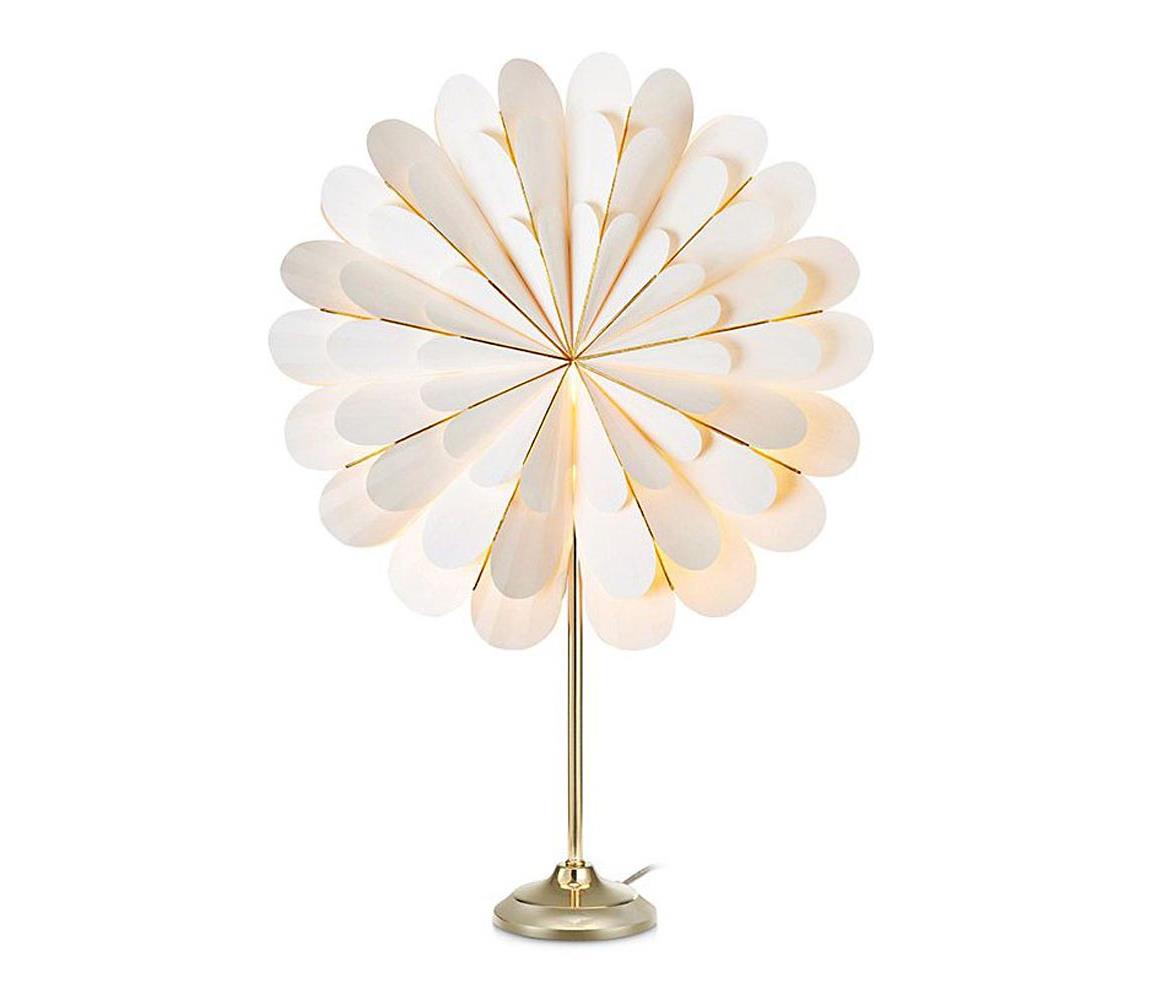 Markslöjd Markslöjd 705303 - Vianočná dekorácia MARIGOLD 1xE14/25W/230V 68 cm biela