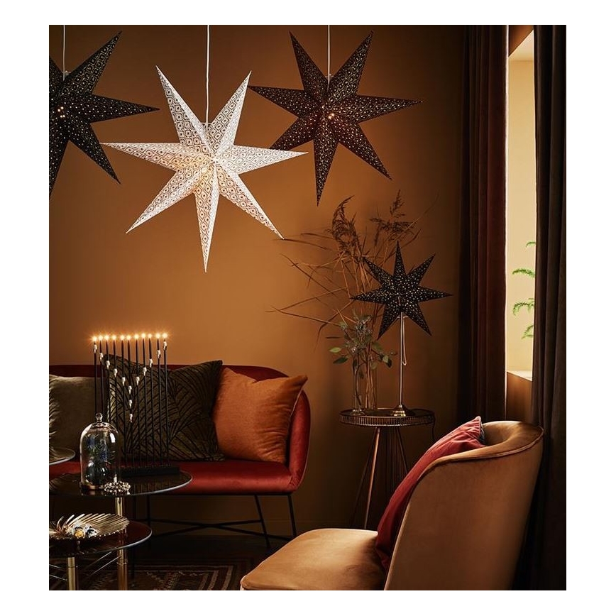 Markslöjd 705315 - Vianočná dekorácia BAROQUE 1xE14/25W/230V 45 cm