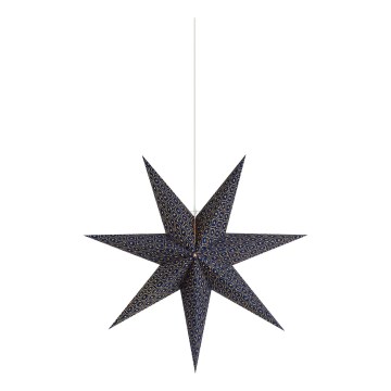 Markslöjd 705317 - Vianočná dekorácia BAROQUE 1xE14/25W/230V Ø 75 cm modrá