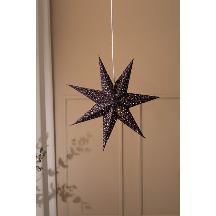 Markslöjd 705317 - Vianočná dekorácia BAROQUE 1xE14/25W/230V Ø 75 cm modrá