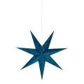Markslöjd 705487 - Vianočná dekorácia VELOURS 1xE14/6W/230V 75 cm modrá