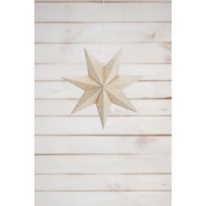 Markslöjd 705610 - LED Vianočná dekorácia BLANK LED/0,2W/3xAA pr. 45 cm zlatá