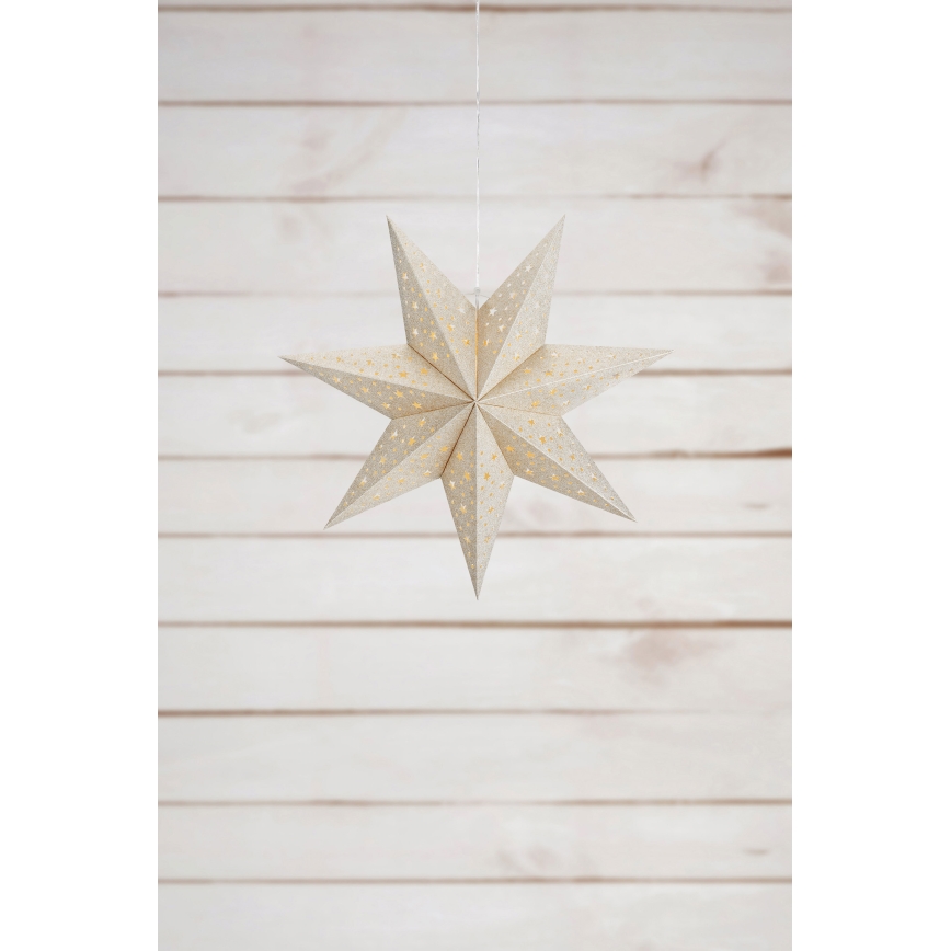 Markslöjd 705610 - LED Vianočná dekorácia BLANK LED/0,2W/3xAA pr. 45 cm zlatá