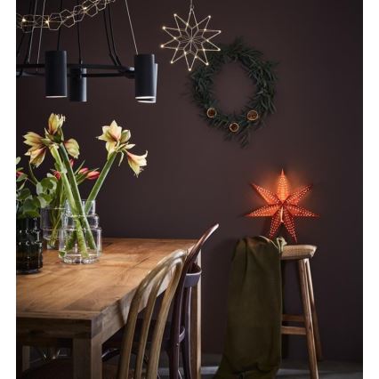 Markslöjd 705758 - Vianočný svietnik BROSA XL 7xE10/3W/230V