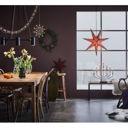 Markslöjd 705758 - Vianočný svietnik BROSA XL 7xE10/3W/230V