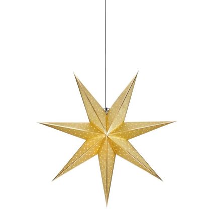 Markslöjd 705790 - Vianočná dekorácia GLITTER 1xE14/25W/230V pr. 75 cm zlatá