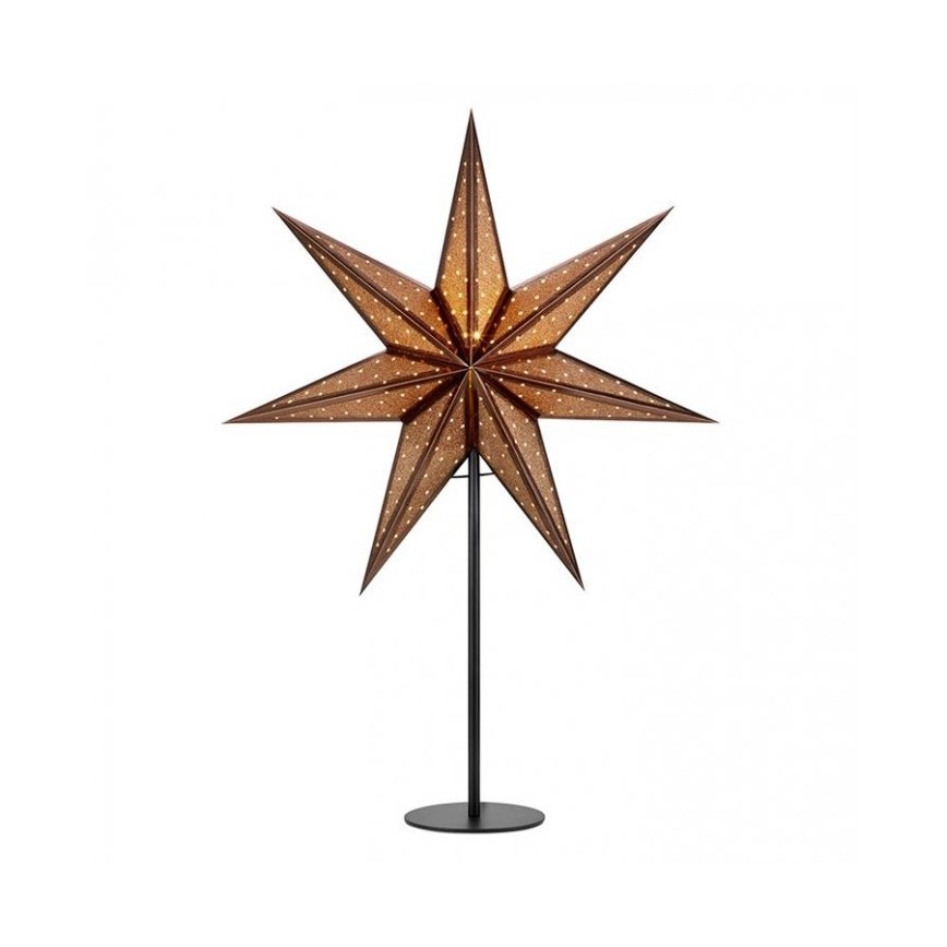 Markslöjd 705796 - Vianočná dekorácia GLITTER 1xE14/25W/230V 65 cm bronzová/čierna