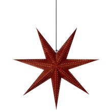 Markslöjd 705808 - Vianočná dekorácia EMBLA 1xE14/25W/230V pr. 75 cm červená