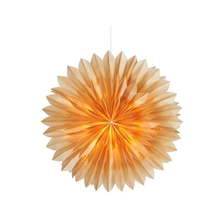 Markslöjd 705916 - Vianočná dekorácia SOLINA 1xE14/25W/230V pr. 58 cm biela