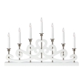 Markslöjd 705965 - Vianočný svietnik NIGHTFALL 7xE10/3W/230V biela