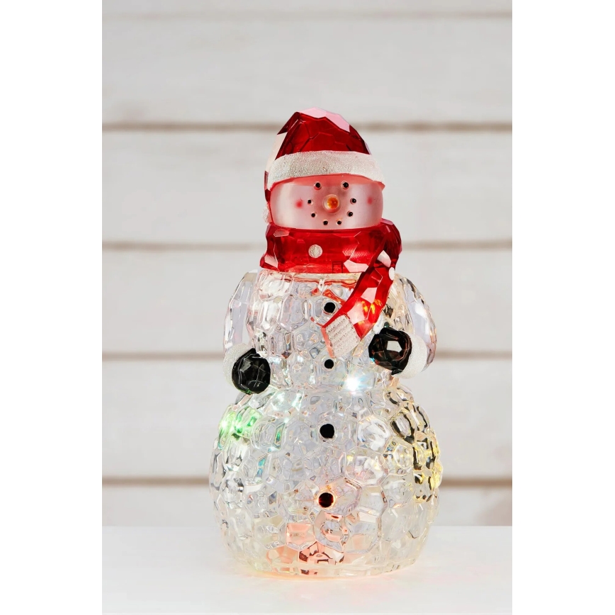 Markslöjd 706045 - LED Vianočná dekorácia HENRY LED/0,06W/3xAAA snehuliak