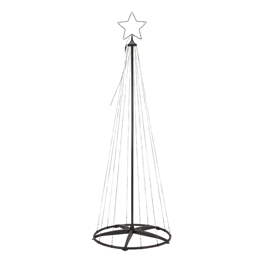 Markslöjd 706329 - LED vonkajšia vianočná dekorácia ABETO 200xLED/2,7W/230V 2m IP44 čierna
