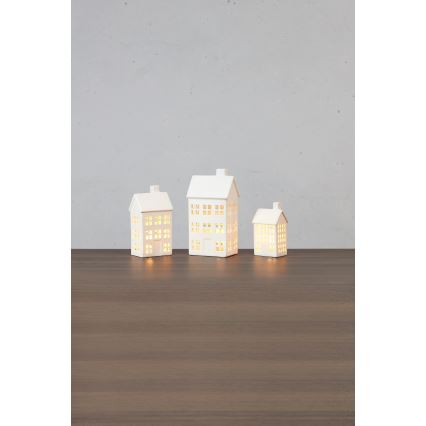 Markslöjd 706349 - SADA 3x stmievateľných nabíjateľných vianočných dekorácií ETON LED/0,1W/3,7V 150 mAh + diaľkové ovládanie