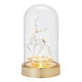Markslöjd 706529 - LED Vianočná dekorácia ISLA LED/0,06W/3xAA mosadz/sob