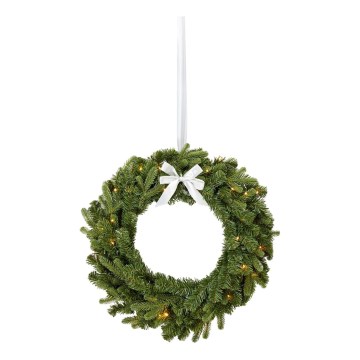 Markslöjd 706542 - LED Vonkajší vianočný veniec VINTRA LED/1,8W/3xAA pr. 40 cm IP44 teplá biela