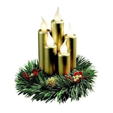 Markslöjd 8056,910 - Vianočný svietnik HANNA 5xE10/3W/230V 20 cm