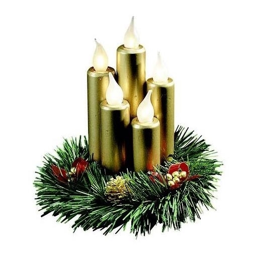 Markslöjd 8056,910 - Vianočný svietnik HANNA 5xE10/3W/230V 20 cm