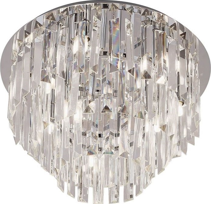 MAXLIGHT C0136 - Stropné svietidlo MONACO 9xG9/40W/230V pr. 42 cm lesklý chróm