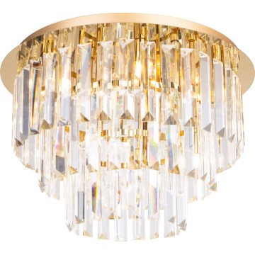 MAXLIGHT C0205 - Stropné svietidlo MONACO 9xG9/40W/230V pr. 42 cm zlatá