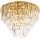 MAXLIGHT C0206 - Stropné svietidlo MONACO 15xG9/40W/230V pr. 60 cm zlatá