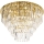 MAXLIGHT C0224 - Stropné svietidlo MONACO 16xG9/40W/230V pr. 80 cm zlatá