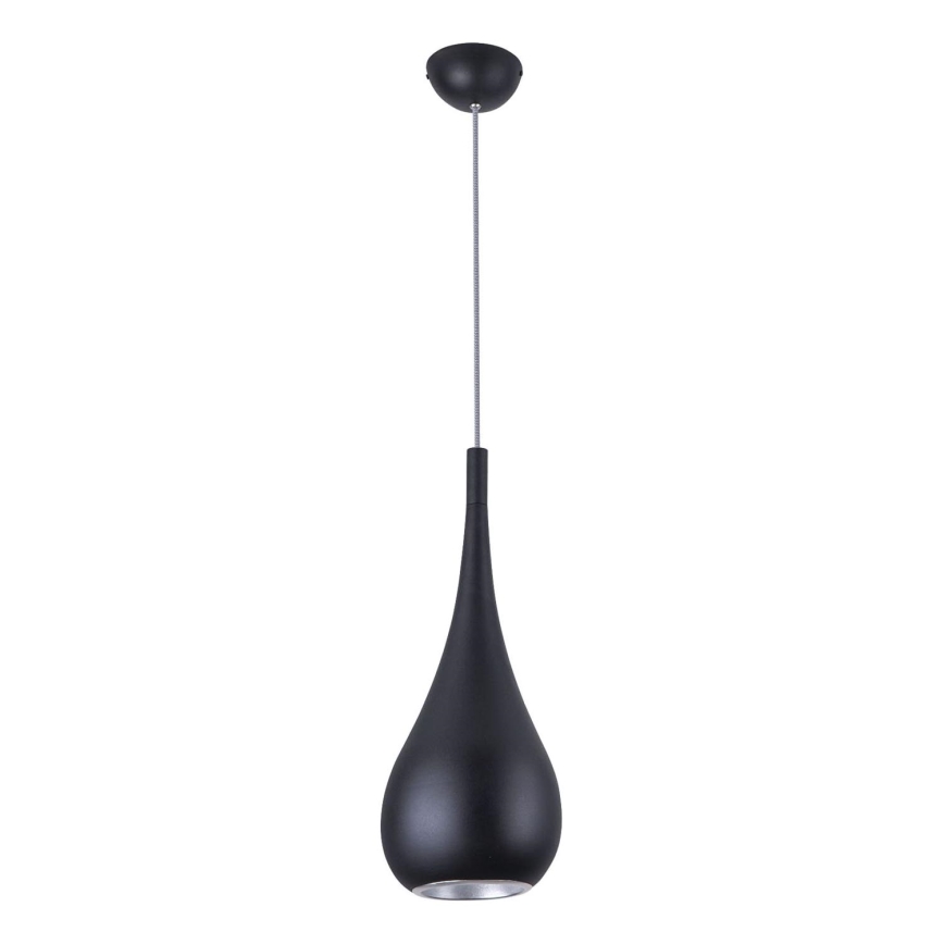 MAXLIGHT P0233 - Luster na lanku DROP 1xE27/40W/230V pr. 20 cm čierna