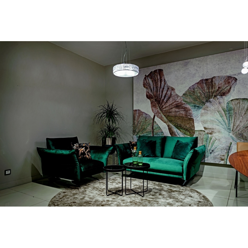 MAXLIGHT P0236 - Luster na lanku DIAMANTE 5xG9/42W/230V pr. 38 cm lesklý chróm