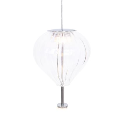 MAXLIGHT P0527 - LED Luster na lanku PALLONCINI 2xLED/3W/230V pr. 12 cm číra