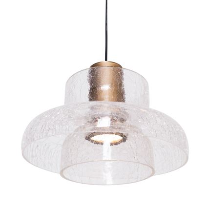 MAXLIGHT P0532 - LED Luster na lanku SIGNATURE LED/8W/230V pr. 22 cm mosadz/číra