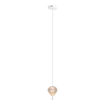 MAXLIGHT P0575 - LED Luster na lanku PALLONCINI 2xLED/3W/230V pr. 12 cm béžová