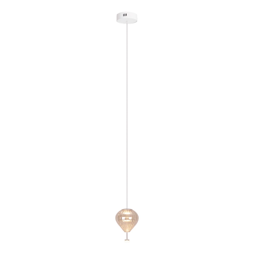 MAXLIGHT P0575 - LED Luster na lanku PALLONCINI 2xLED/3W/230V pr. 12 cm béžová