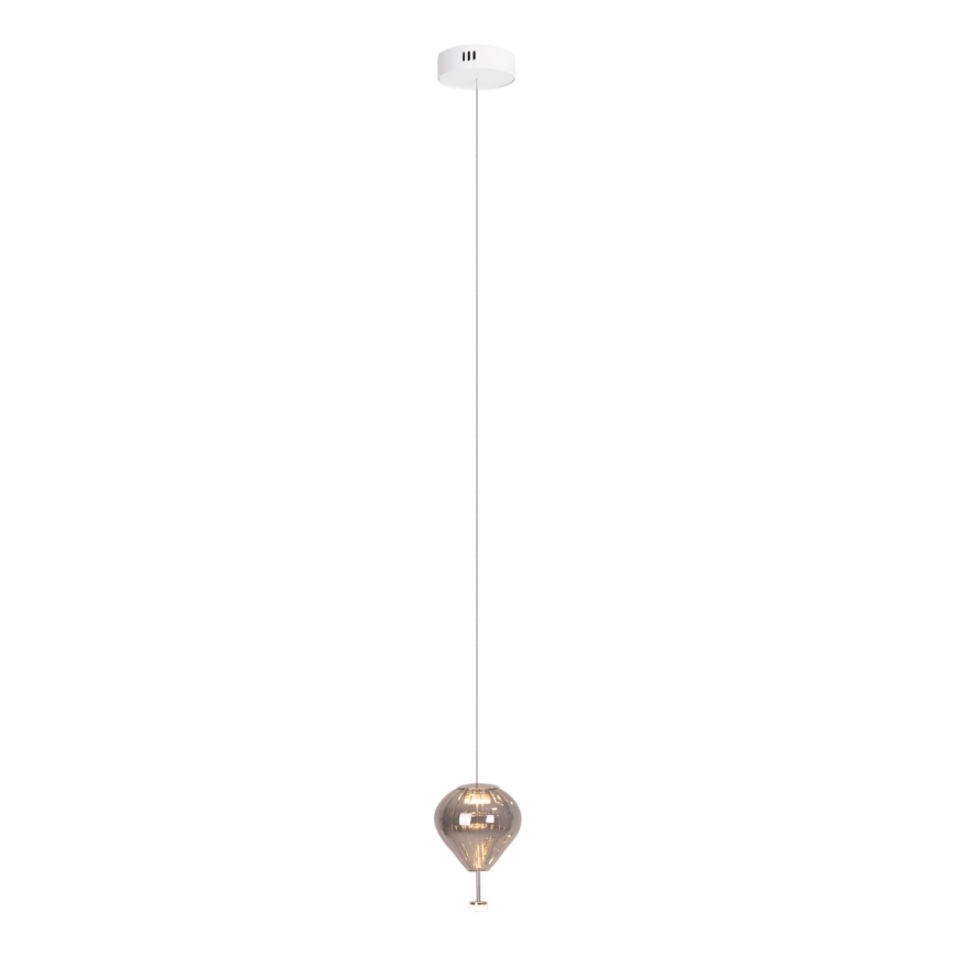 MAXLIGHT P0576 - LED Luster na lanku PALLONCINI 2xLED/3W/230V pr. 12 cm dymová