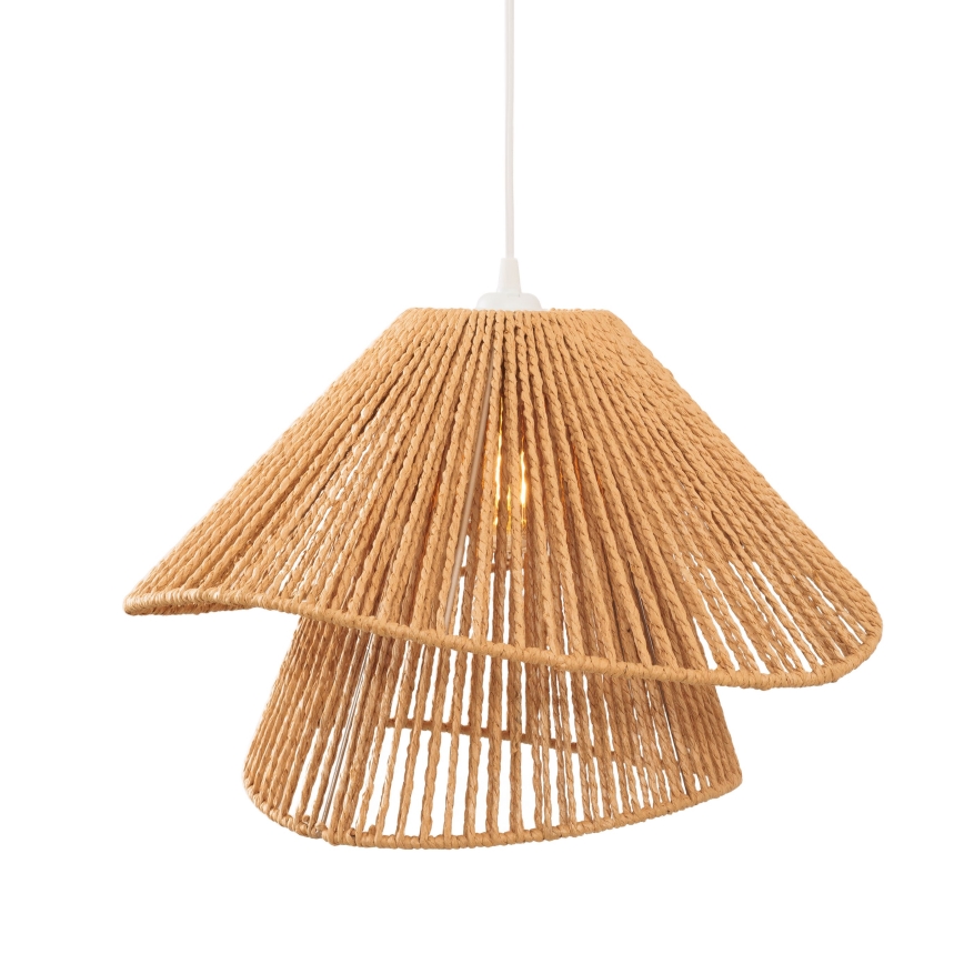 MAXLIGHT P0578 - Luster na lanku AMALFI 1xE27/15W/230V pr. 45 cm béžová