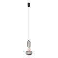 MAXLIGHT P0591 - LED Luster na lanku BORA LED/10W/230V pr. 22 cm biela/čierna