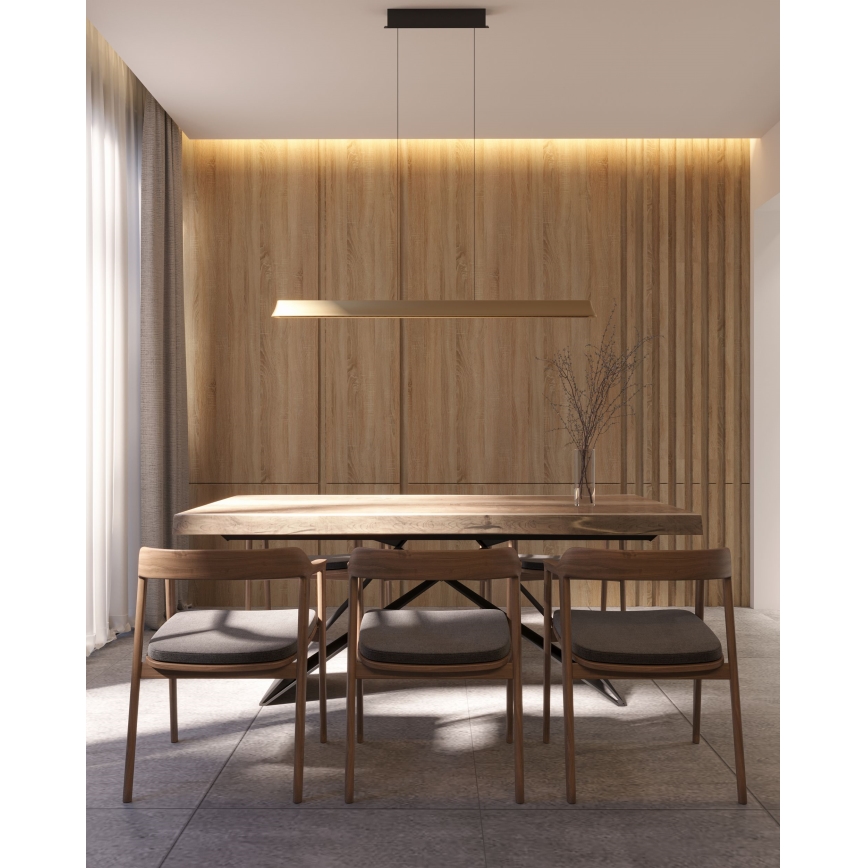 MAXLIGHT P0594 - LED Stmievateľný luster na lanku JO-JO LED/38W/230V 2700/4500/5500K mosadz
