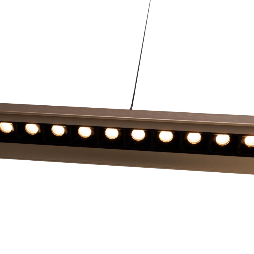 MAXLIGHT P0594 - LED Stmievateľný luster na lanku JO-JO LED/38W/230V 2700/4500/5500K mosadz