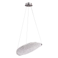 MAXLIGHT P0636D - LED luster na lanku EMPIRE LED/17W/230V lesklý chróm