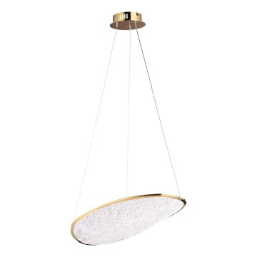 MAXLIGHT P0637D - LED závesný luster EMPIRE na lanku LED/17W/230V zlatá