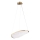MAXLIGHT P0637D - LED závesný luster EMPIRE na lanku LED/17W/230V zlatá