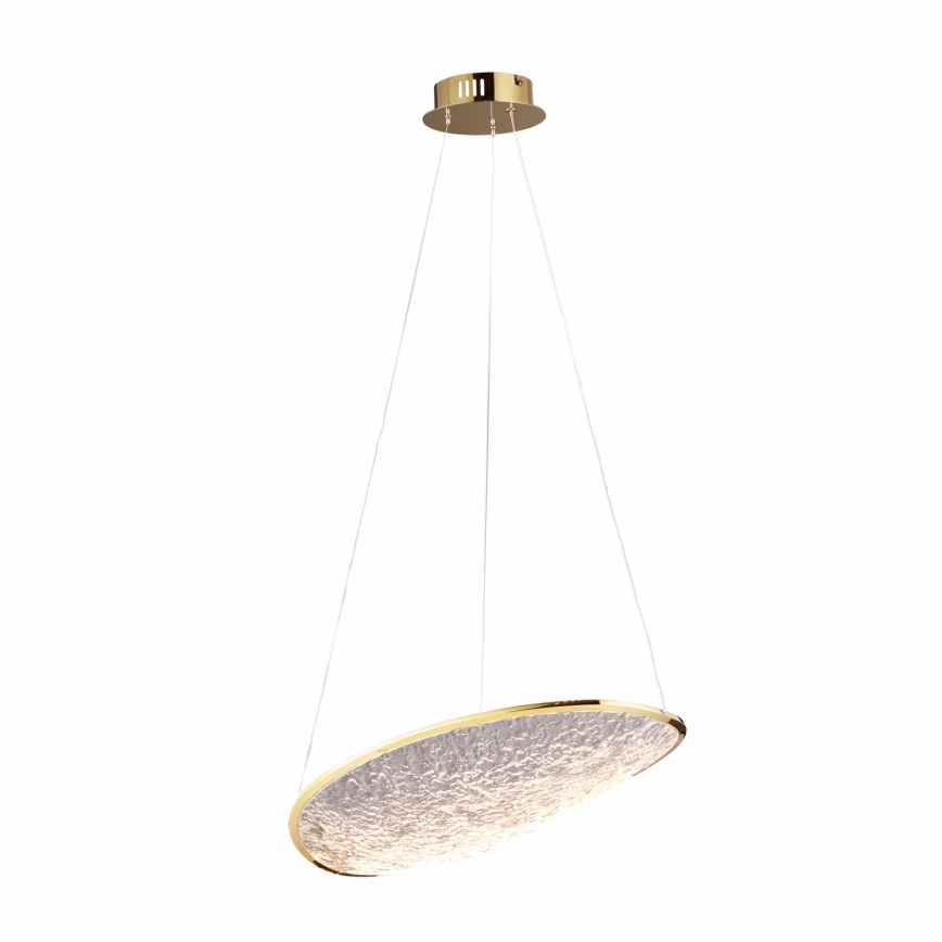 MAXLIGHT P0637D - LED závesný luster EMPIRE na lanku LED/17W/230V zlatá