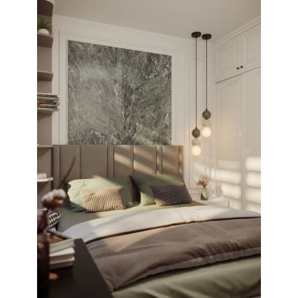 MAXLIGHT P0665 - Závesné svietidlo na lanku ALICE 1xG9/7W/230V priemer 10 cm čierna
