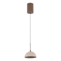 MAXLIGHT P0666 - LED luster na lanku CUCCINA LED/57W/230V priemer 15 cm béžová